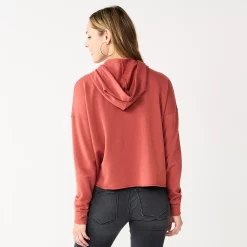 Women's Sonoma Goods For Life® Cozy Relaxed Hoodie 12 Women's Sonoma Goods For Life® Cozy Relaxed Hoodie -Sonoma Clothing Store 5589293 ALT