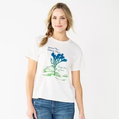 Women's Sonoma Goods For Life® Relaxed Graphic Tee -Sonoma Clothing Store 5596692 Purple Joshua Tree