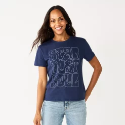 Women's Sonoma Goods For Life® Relaxed Graphic Tee -Sonoma Clothing Store 5596692 Star Dust Soul