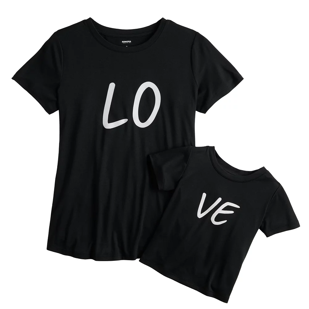 Maternity Sonoma Goods For Life® Mommy & Me Graphic Tee Set 5 Maternity Sonoma Goods For Life® Mommy & Me Graphic Tee Set - Image 3