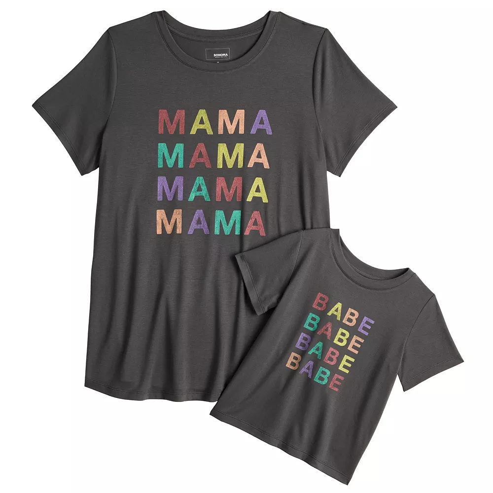 Maternity Sonoma Goods For Life® Mommy & Me Graphic Tee Set 10 Maternity Sonoma Goods For Life® Mommy & Me Graphic Tee Set - Image 8