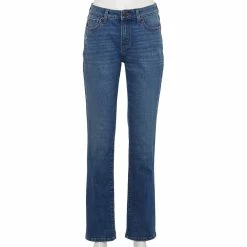 Women's Sonoma Goods For Life® Curvy High-Waisted Bootcut Jeans -Sonoma Clothing Store 5627740 Bonilla