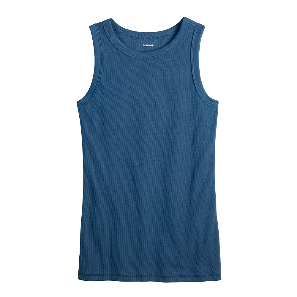 Women's Sonoma Goods For Life® Slim Fit High Neck Rib Tank 16 Women's Sonoma Goods For Life® Slim Fit High Neck Rib Tank - Image 14