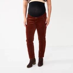 Maternity Sonoma Goods For Life® Belly Panel Corduroy Straight-Leg Ankle Pants 7 Maternity Sonoma Goods For Life® Belly Panel Corduroy Straight-Leg Ankle Pants -Sonoma Clothing Store 5665437 ALT2