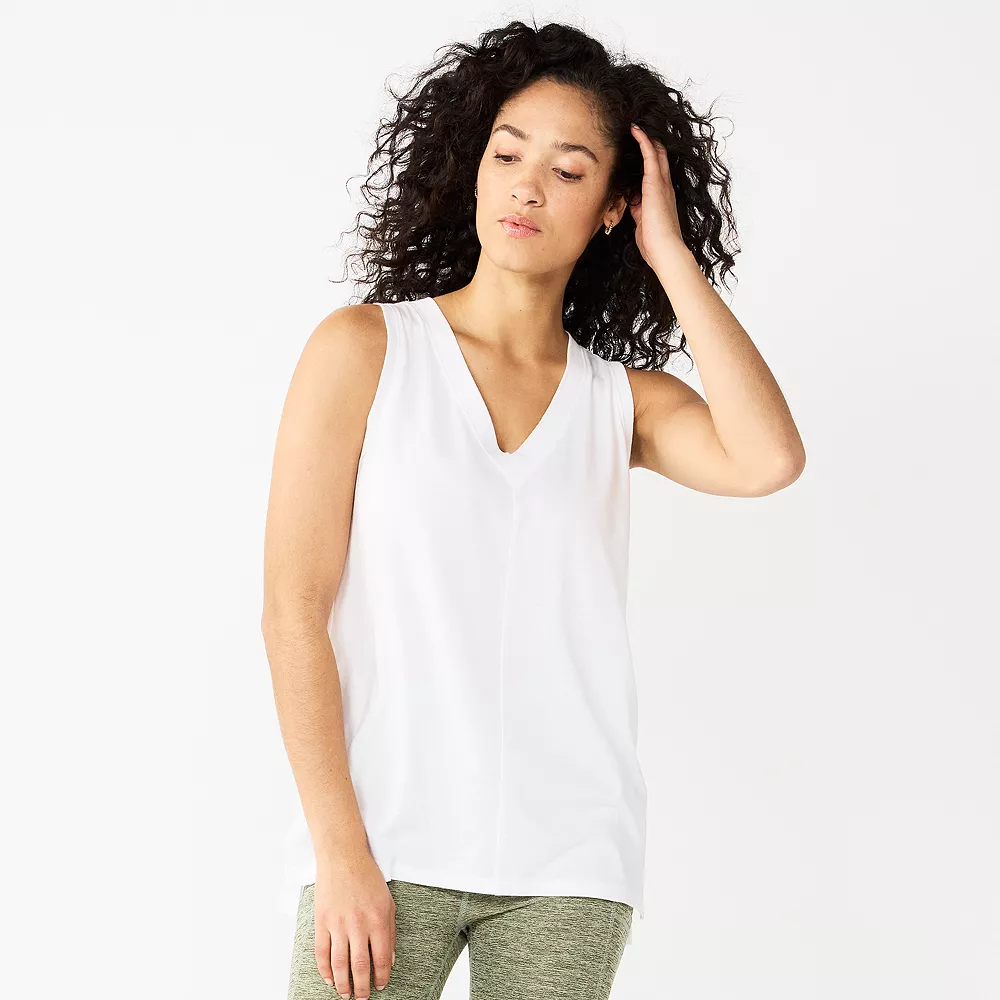 Women's Sonoma Goods For Life® Relaxed V-Neck Tank 4 Women's Sonoma Goods For Life® Relaxed V-Neck Tank - Image 2