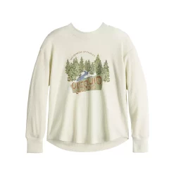 Women's Sonoma Goods For Life® Mockneck Waffle Top -Sonoma Clothing Store 5672315 ALT5