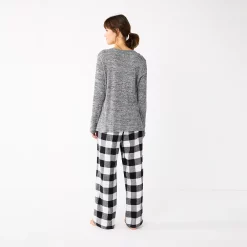 Women's Sonoma Goods For Life® Flannel Pajama Pants & Pajama Top Sleep Set 37 Women's Sonoma Goods For Life® Flannel Pajama Pants & Pajama Top Sleep Set -Sonoma Clothing Store 5677709 ALT