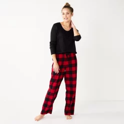 Women's Sonoma Goods For Life® Flannel Pajama Pants & Pajama Top Sleep Set 29 Women's Sonoma Goods For Life® Flannel Pajama Pants & Pajama Top Sleep Set -Sonoma Clothing Store 5677709 Red Buffalo
