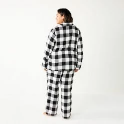 Plus Size Sonoma Goods For Life® Flannel Pajama Shirt & Pajama Pants Sleep Set 12 Plus Size Sonoma Goods For Life® Flannel Pajama Shirt & Pajama Pants Sleep Set -Sonoma Clothing Store 5677717 ALT