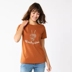 Women's Sonoma Goods For Life® Short Sleeve Graphic Tee -Sonoma Clothing Store 5686029 Spooky Vibes