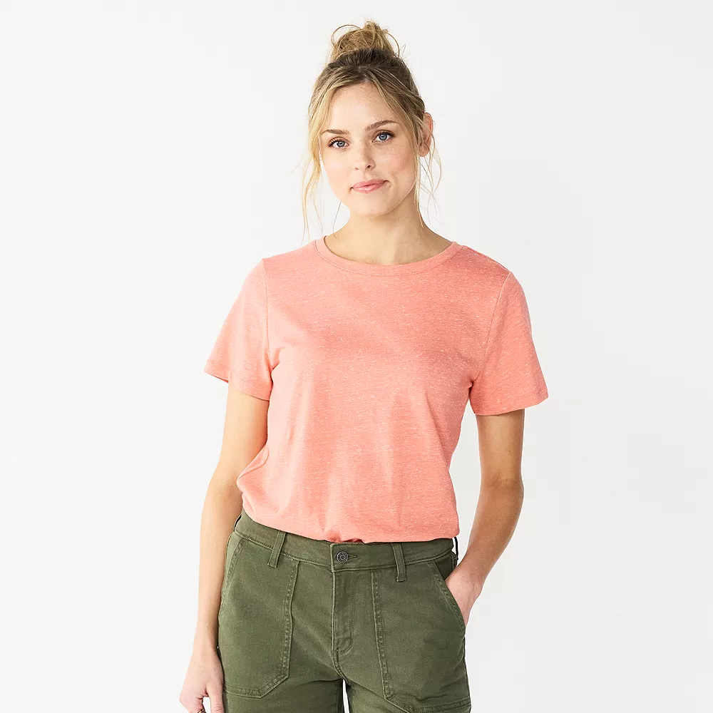 Women's Tall Sonoma Goods For Life® Essential Crewneck Tee 38 Women's Tall Sonoma Goods For Life® Essential Crewneck Tee - Image 36