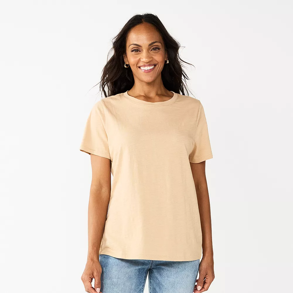 Women's Tall Sonoma Goods For Life® Essential Crewneck Tee 26 Women's Tall Sonoma Goods For Life® Essential Crewneck Tee - Image 24
