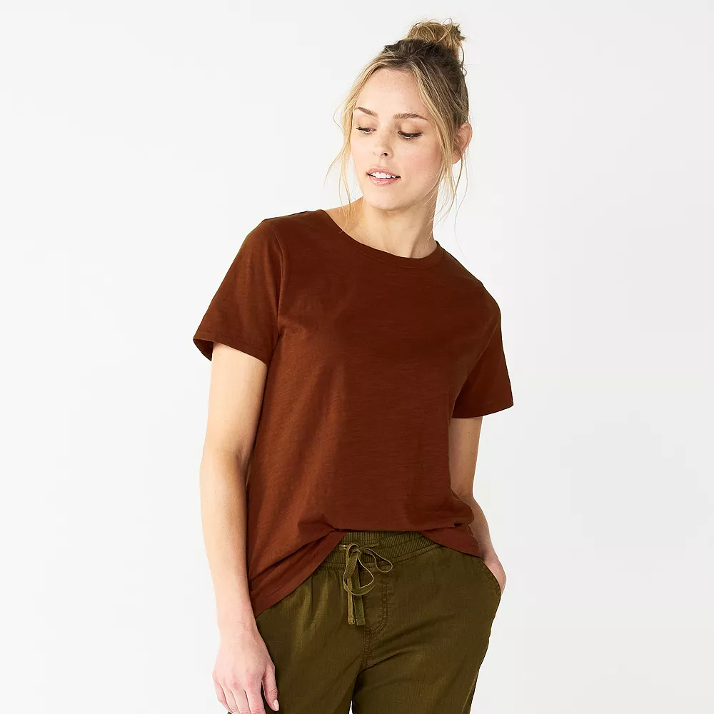 Women's Tall Sonoma Goods For Life® Essential Crewneck Tee 24 Women's Tall Sonoma Goods For Life® Essential Crewneck Tee - Image 22