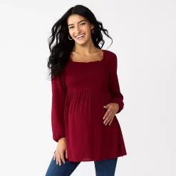 Maternity Sonoma Goods For Life® Smocked Bodice Empire Top