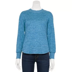 Petite Sonoma Goods For Life® Mockneck Waffle Top