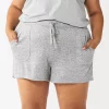 Plus Size Sonoma Goods For Life® Essential Pajama Shorts