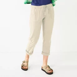 Sonoma Clothing Store 44 Women's Sonoma Goods For Life® Paperbag Waist Capri Pants
