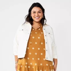 Plus Size Sonoma Goods For Life® Premium Denim Jacket