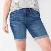 Women's Sonoma Goods For Life® Denim Bermuda Shorts -Sonoma Clothing Store 5927084 Medium Wash
