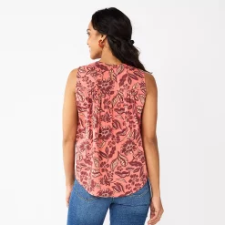 Women's Sonoma Goods For Life® Yoke Front Top -Sonoma Clothing Store 5945393 ALT