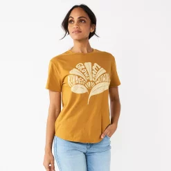 Women's Sonoma Goods For Life® Relaxed Graphic Tee -Sonoma Clothing Store 5974706 Gold Kindness