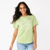 Women's Sonoma Goods For Life® Relaxed Graphic Tee -Sonoma Clothing Store 5974706 Green Mind