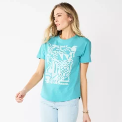 Women's Sonoma Goods For Life® Relaxed Graphic Tee -Sonoma Clothing Store 5974706 Turqouise Geo