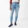 Women's Sonoma Goods For Life® Curvy High-Waisted Skinny Jeans -Sonoma Clothing Store 6120421 Mariano