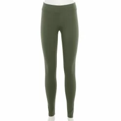 Women's Sonoma Goods For Life® Midrise Leggings -Sonoma Clothing Store 6120748 Green